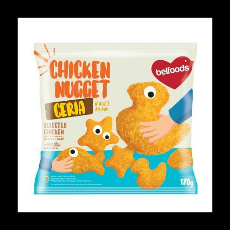 

Belfoods Nugget singgle pack Ceria 170 Gr