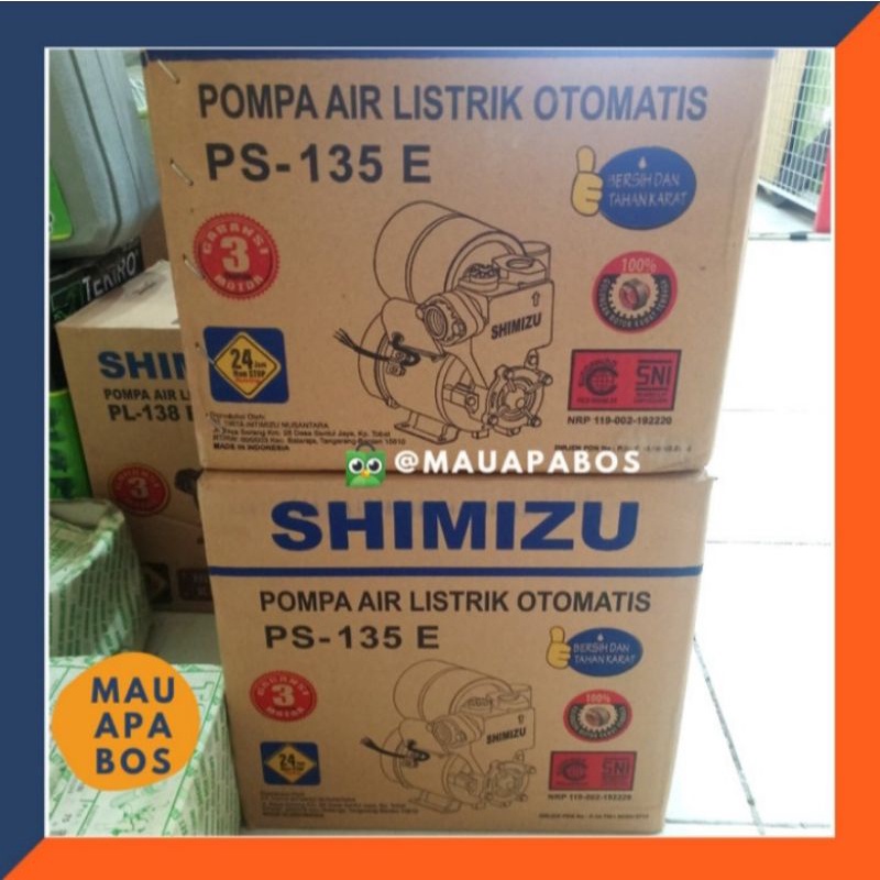 Pompa Air Otomatis Shimizu PS-135 BIT 125 watt