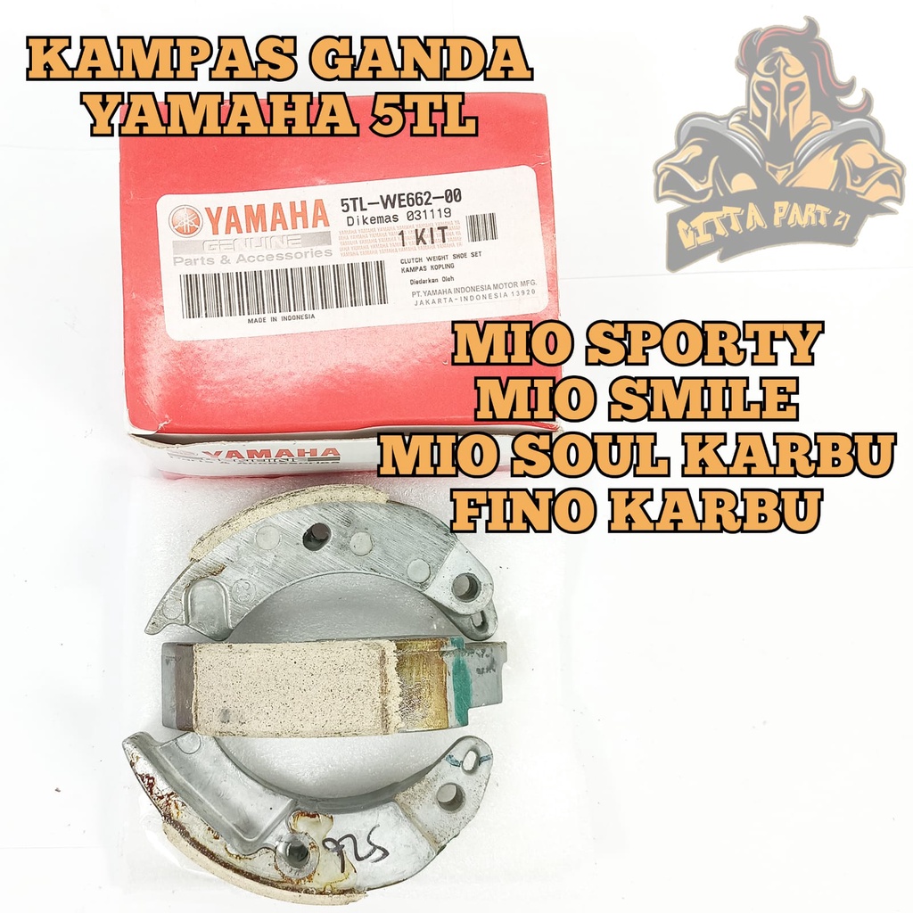 KAMPAS GANDA CVT YAMAHA 5TL KUALITAS ASLI ORIGINAL YAMAHA YGP PRESISI TIDAK SELIP TIDAK GLEDEK TIDAK GAMPANG TERKELUPAS KUALITAS BAHAN NO.1 DAN DIJAMIN AWET MIO SPORTY MIO SMILE MIO SOUL KARBU FINO KARBU