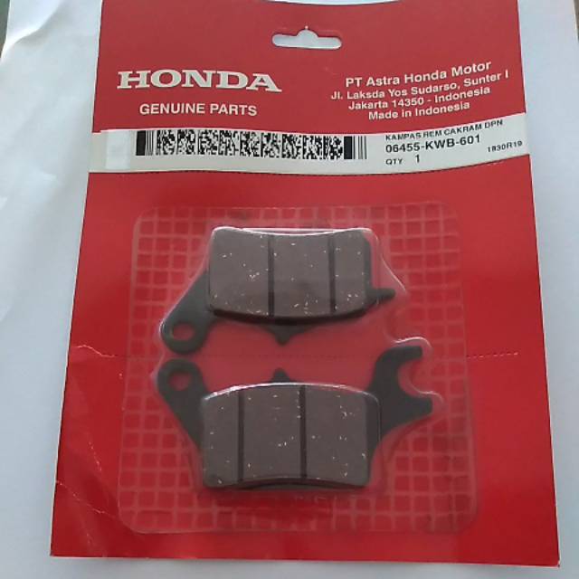 Kampas Rem Depan Revo 06455KWB601