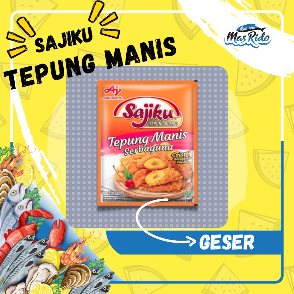 

Ajinomoto Sajiku Tepung Manis Serbaguna Crispy 150 Gram Termurah