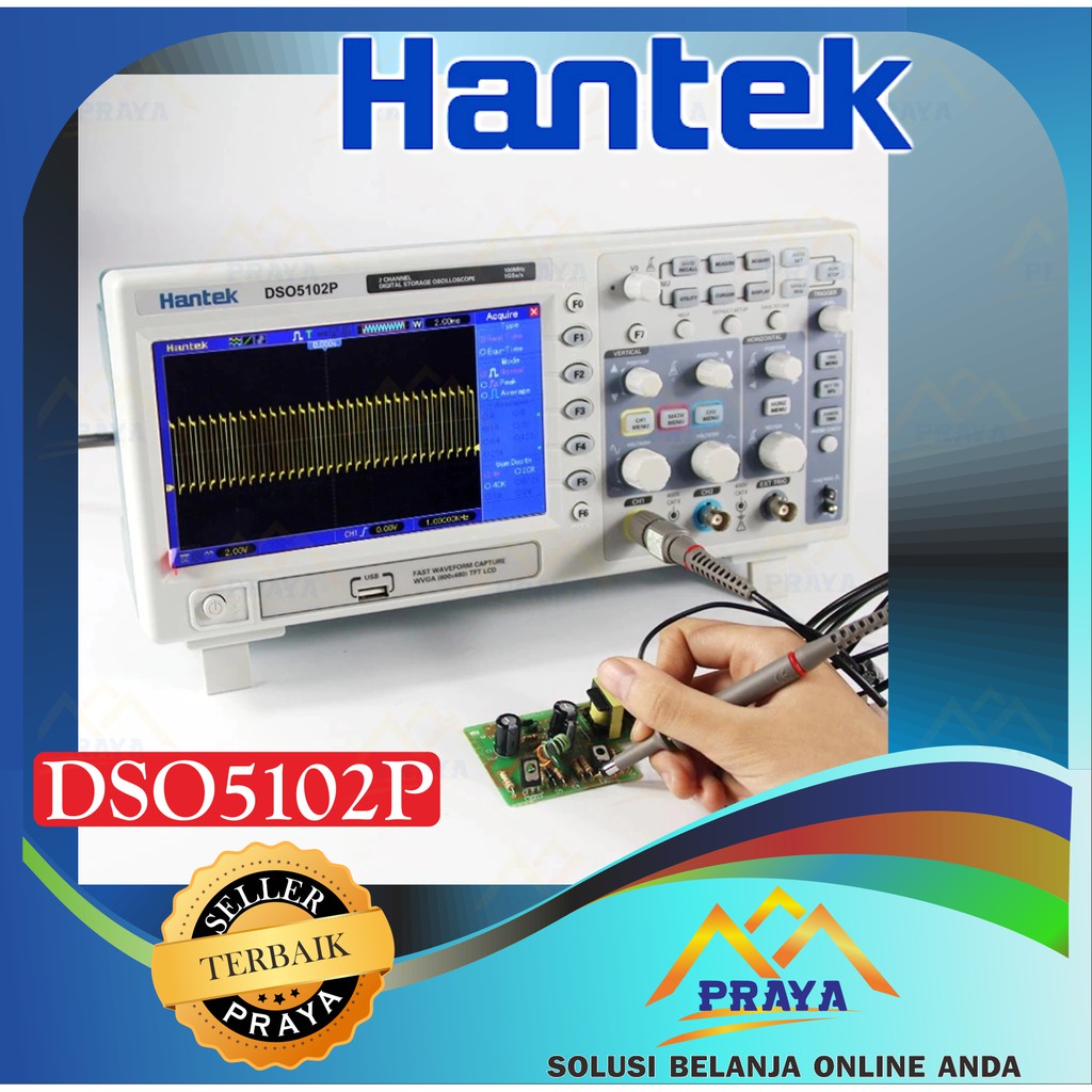 Digital Oscilloscope HANTEK DSO5102P DSO-5102P DSO2D10 DSO-2D10 2 channel