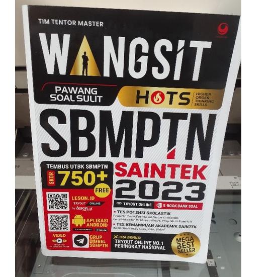 

[KODE PRODUK 6GBDL6893] BUKU WANGSIT SBMPTN SAITEK 2023 BY TIM TENTOR MASTER (FREE BUBLEWRAP)