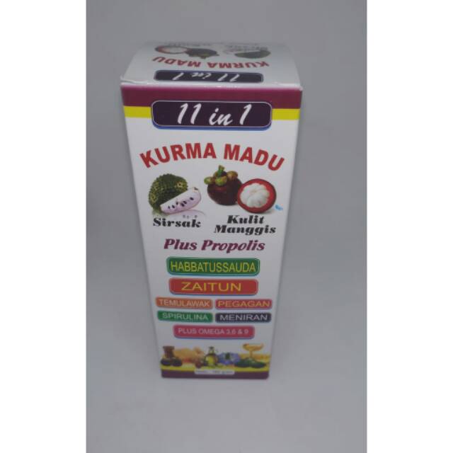 

Kurma madu kulit manggis dan daun sirsak propolis darrus syifa 100% original 11 in 1