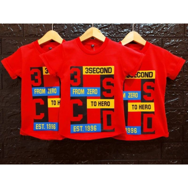 kaos anak distro 3second