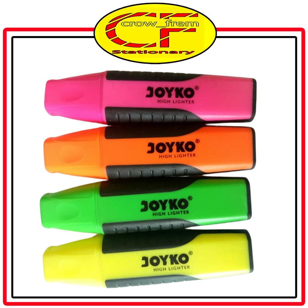 

Stabilo JOYKO highlighter stabilo biru kuning hijau pink orange satuan