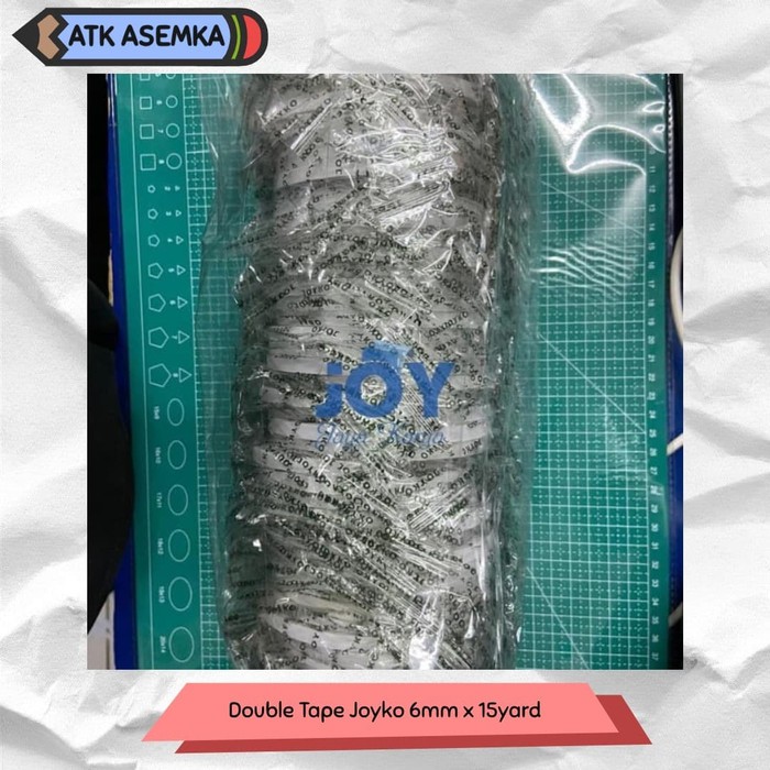 

Double Tape Joyko 6mm x 15yard Atk