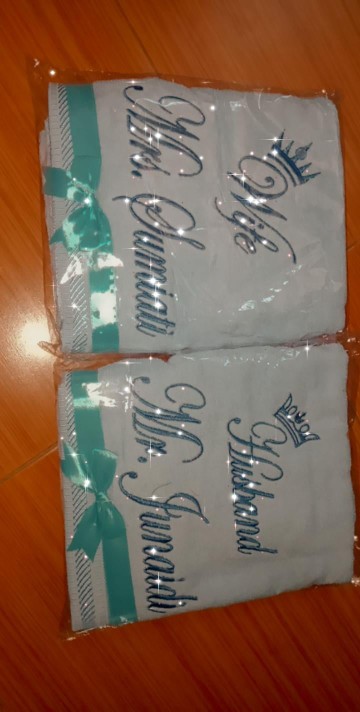 Handuk Couple (2pc) Tanpa Box