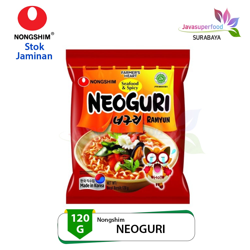 

NONGSHIM NEOGURI NOODLE SOUP 120GR - MIE INSTANT KOREA