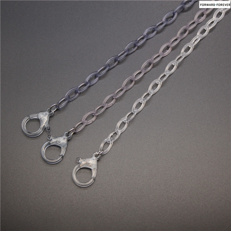 New wild acrylic transparent mask chain mask anti-lost lanyard M60064