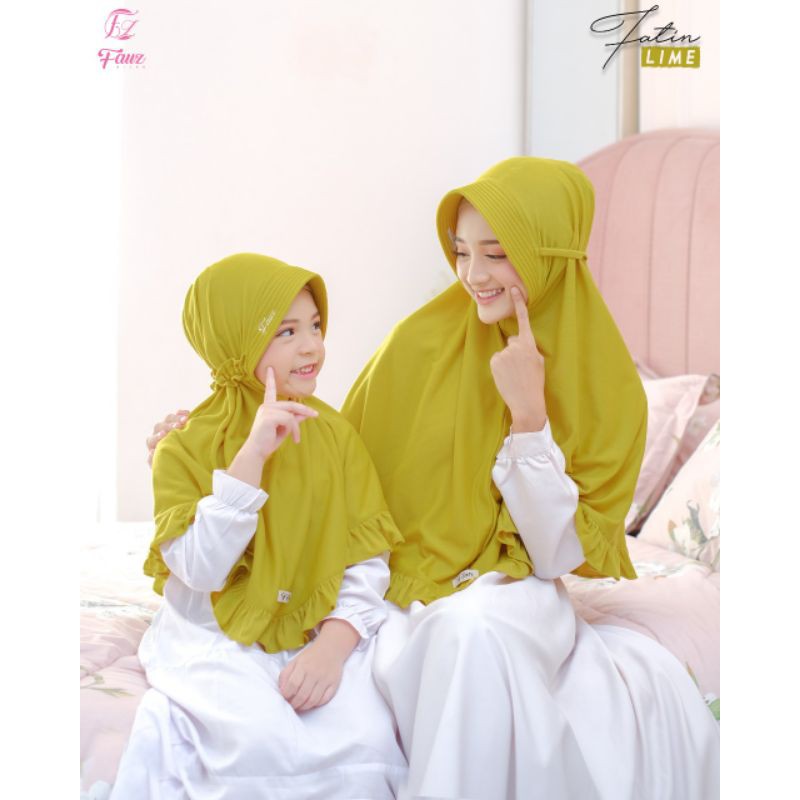 Bergo fatin moom and kids By fauz hijab