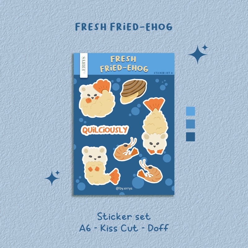 

Sticker Lucu & Aesthetic Fried-Ehog