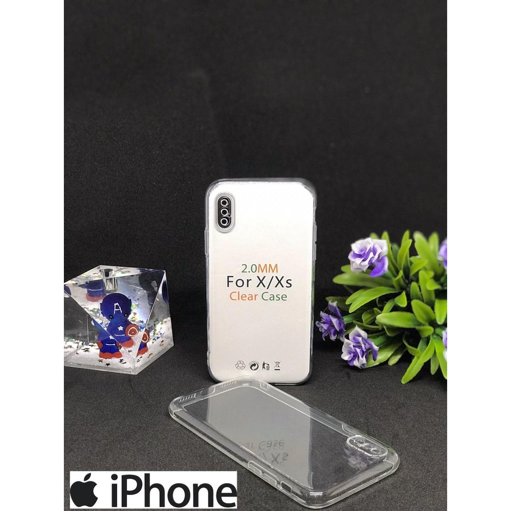 ori CLEAR CASE ULTRA HD TPU 2.0MM IPHONE X TRANSPARAN ORIGINAL