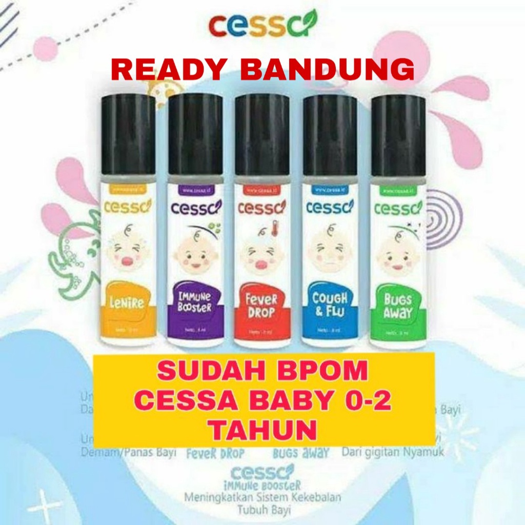 READY BANDUNG Cessa Essential Oil Pereda Batuk & Pilek Cesa Cough N Flu Demam fever anti serangga ny