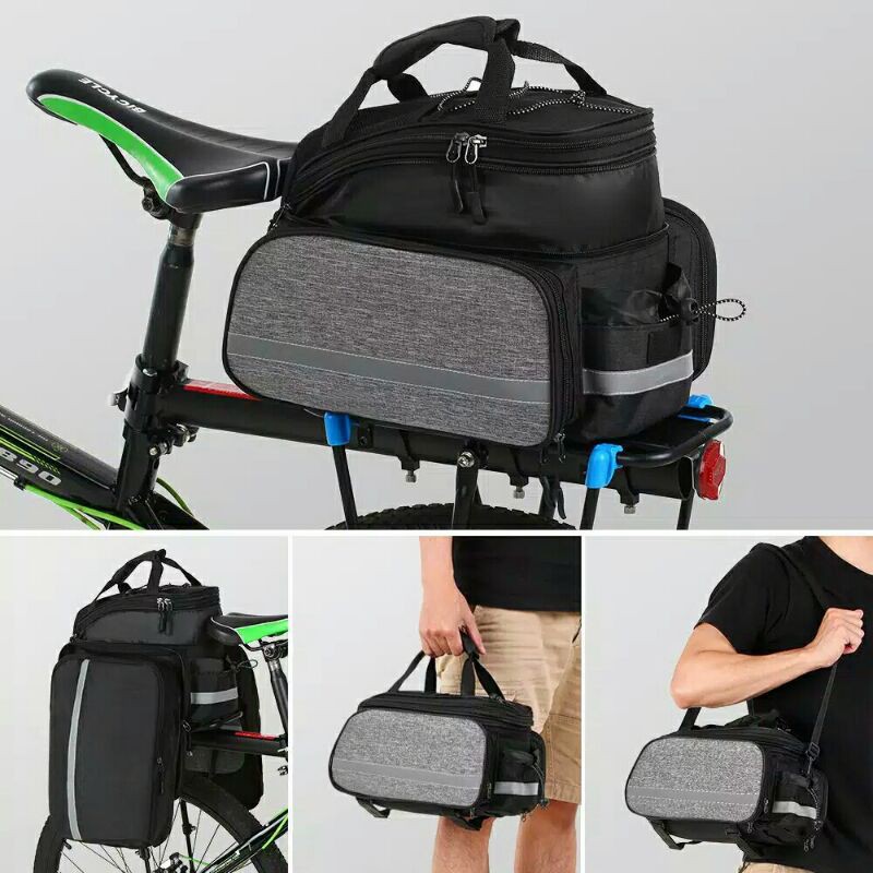 Tas Pannier Single Tas Sepeda Belakang Tas touring sepeda tas gowes sepeda Tas Boncengan Sepeda