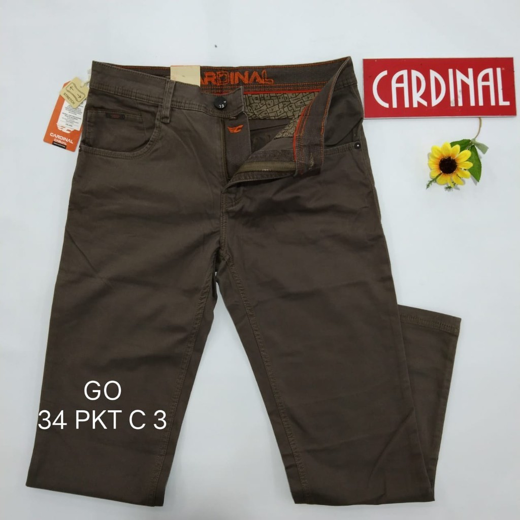 gof 34-PKT CARDINAL CASUAL CELANA POCKETS PANJANG Celana Chino Pria Fashion Laki Brand Kekinian