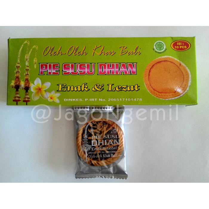 

Pie susu Dhian 10pcs/box COKEJ / COK KJ - cemilan asli enak dari Bali