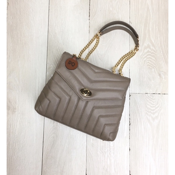 Tas slempang kulit asli rq leather / naura bags