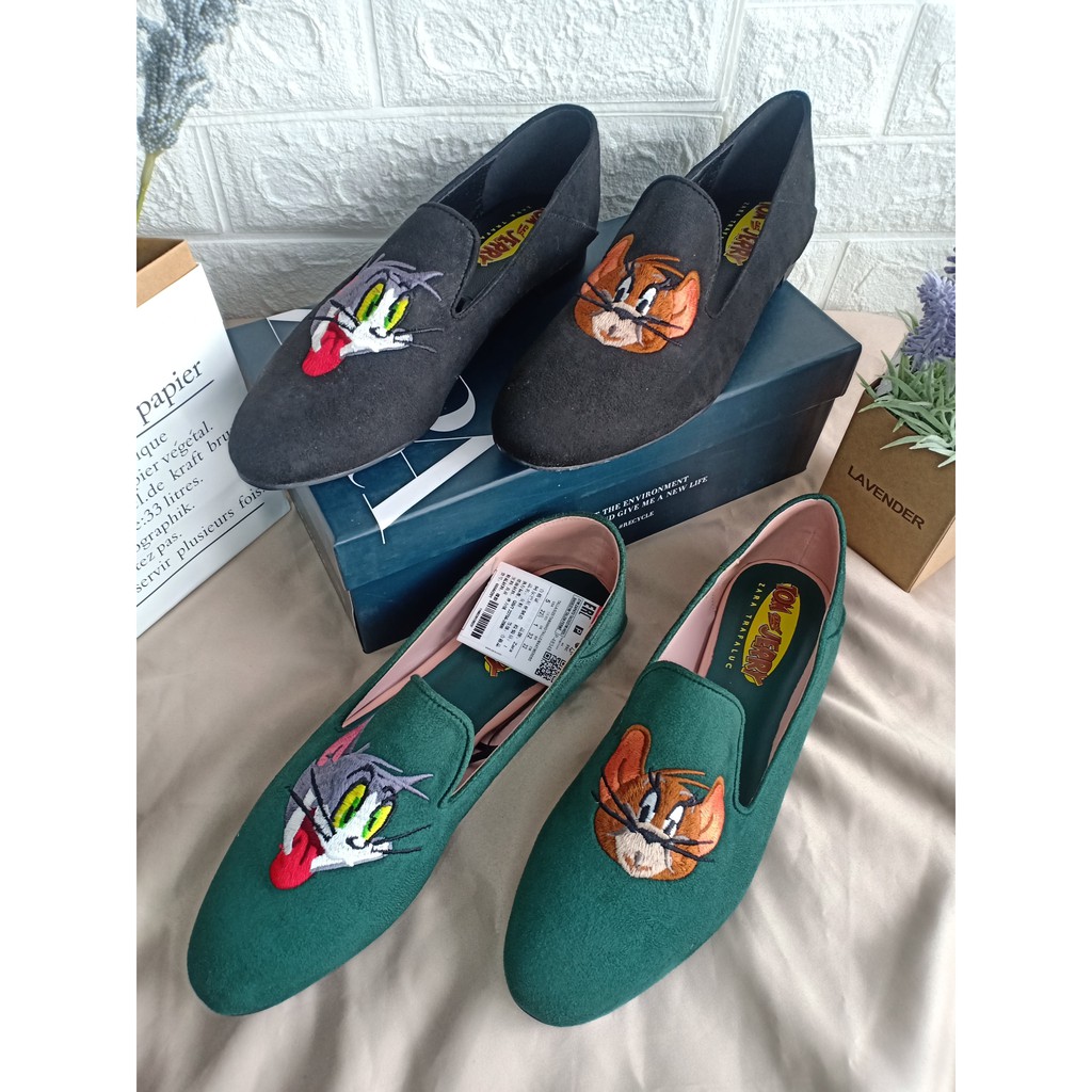 [Free Box] Flat Shoes Wanita Import Tom And Jerry Zara 209 Noni_Collection