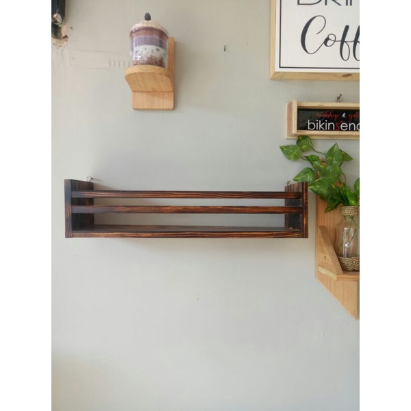 Rak bumbu kayu jati belanda