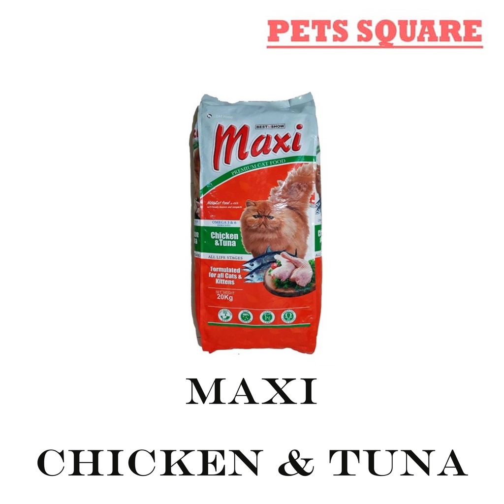 MAXI CAT CHICKEN &amp; TUNA 1KG