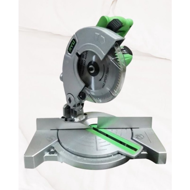 RYU MESIN POTONG ALUMINIUM BESI DAN KAYU RMS 180 MITTER SAW 7INCH