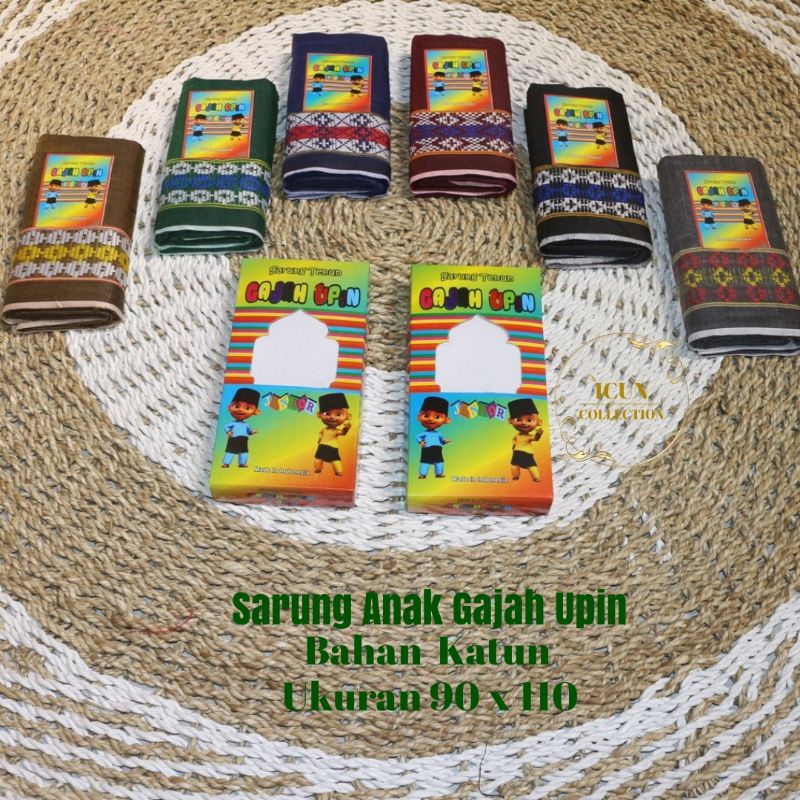 SARUNG ANAK GAJAH UPIN IPIN | SARUNG MURAH BERKUALITAS