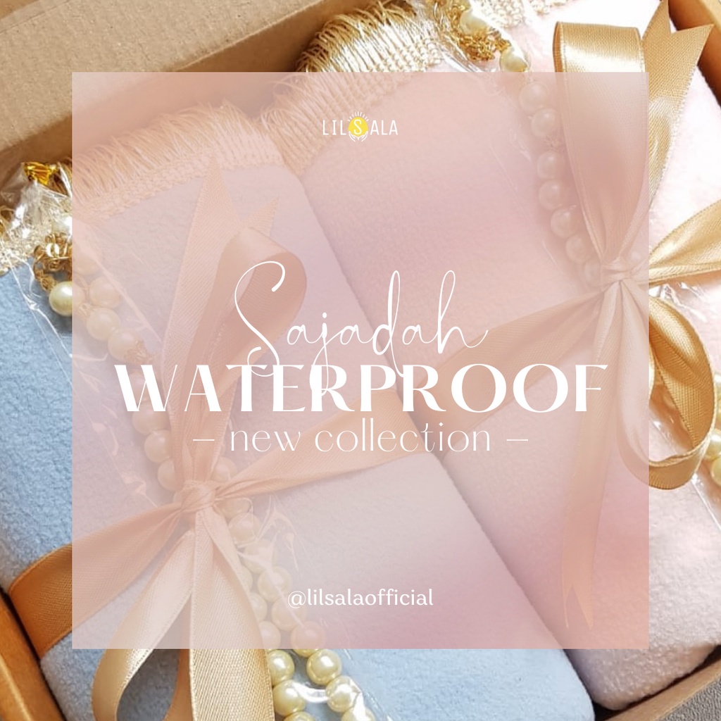 [BFL2] Sajadah Waterproof Wangi Polos Lembut Halus Free Tasbih Mutiara 33 Kado Pernikahan Hampers Wedding Tahlilan Kado Cewe Lebaran Hampers Lebaran/ Hampers Ramadhan