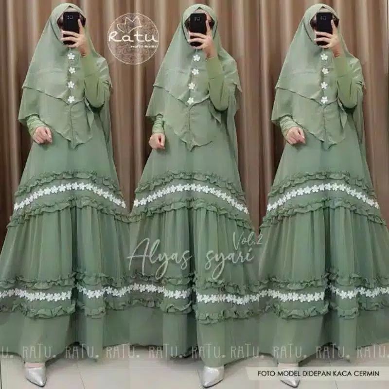 {COD} ALYAS SYARI/SYARI REAL PICT/SYARI SET KHIMAR CERUTI