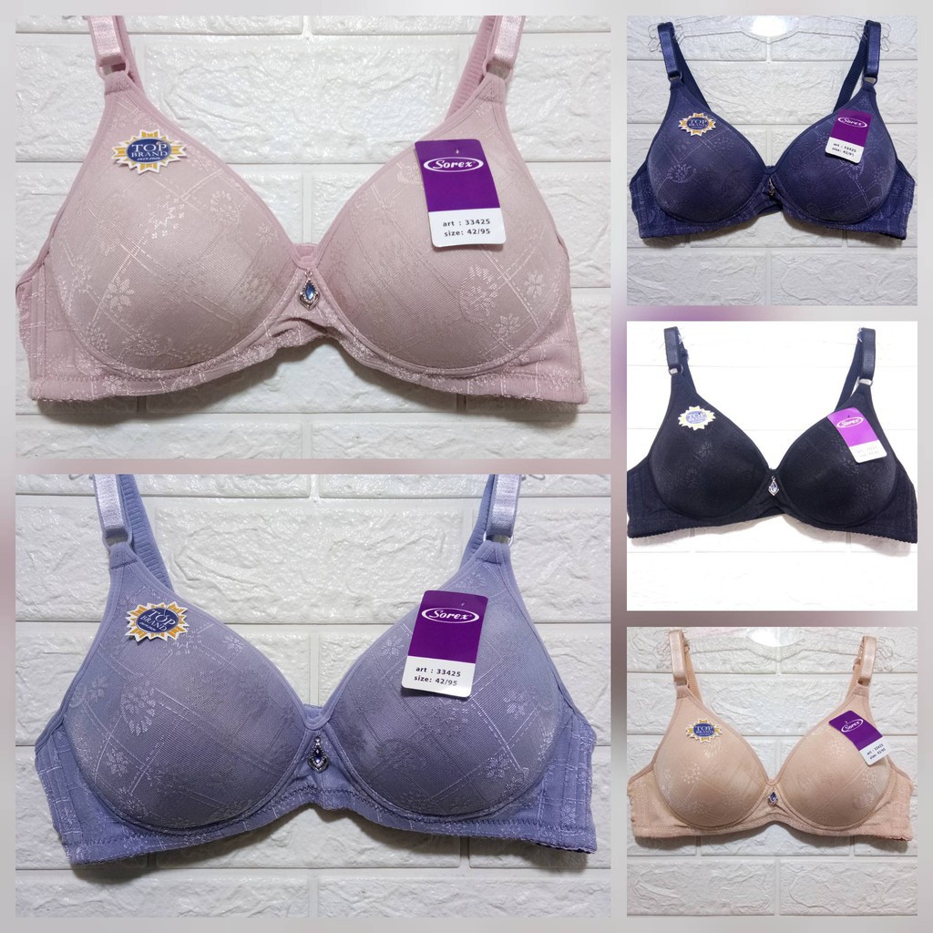 bb Sorex Bra 33425 Bh Tanpa Kawat Busa Cup Besar Pakaian Dalam Wanita Hiasan Bandul