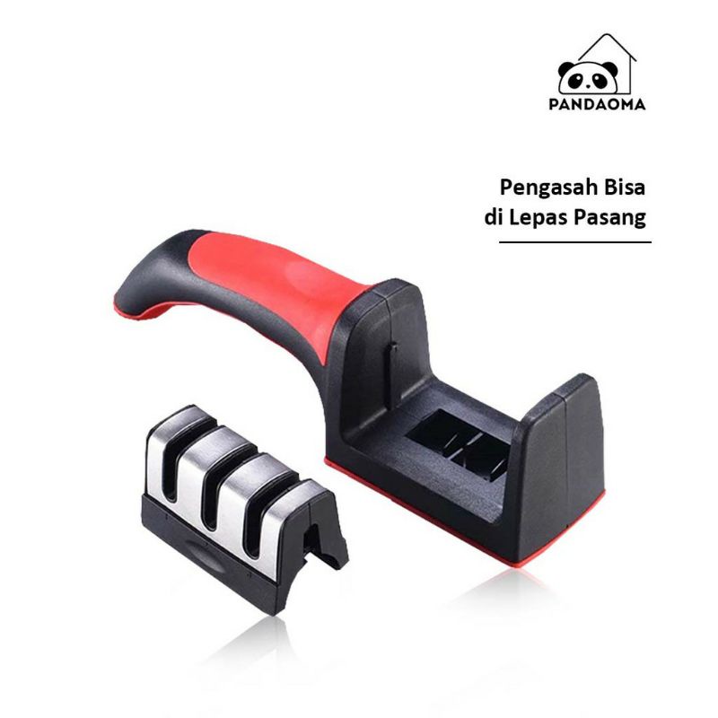 Premium Alat asah pisau pengasah gunting asahan sabit manual 3 step