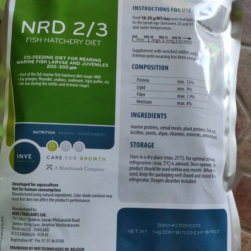 PELET NRD 2/3 1kg