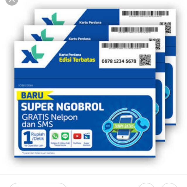 kartu perdana xl