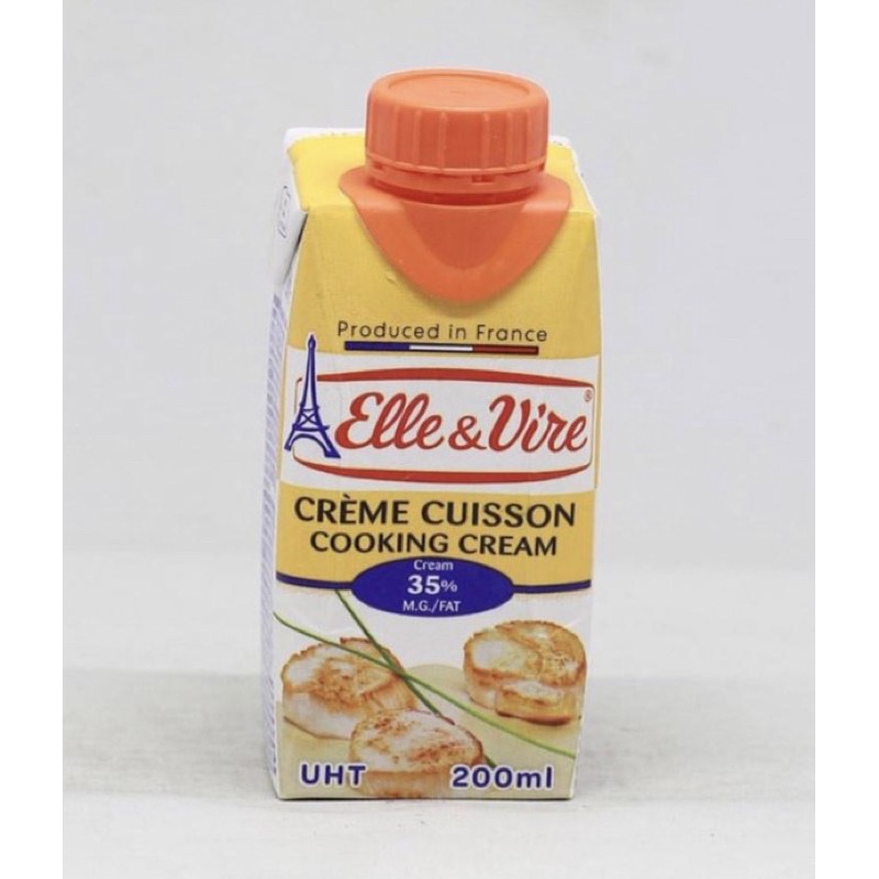 

elle & vire cooking cream 200 ml