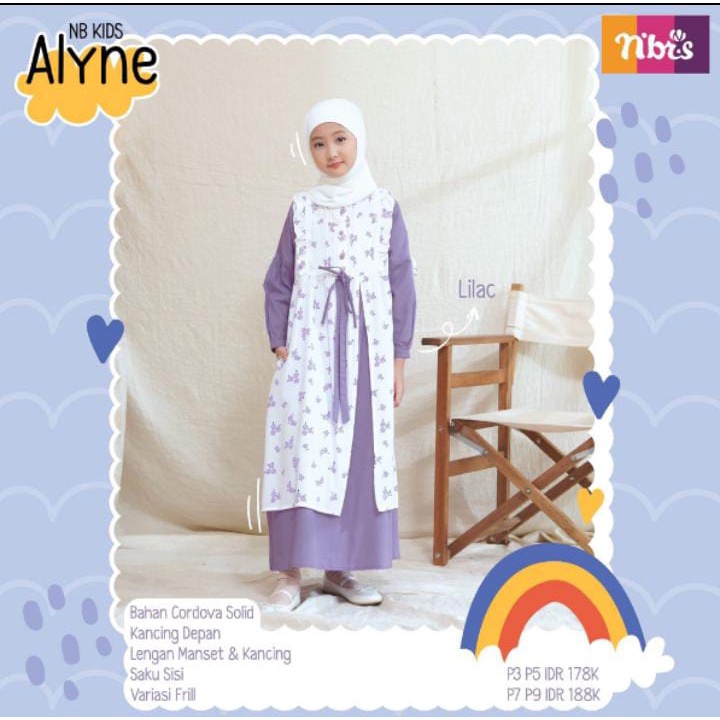 GAMIS ANAK ALYNE by ENDOMODA TERBARU