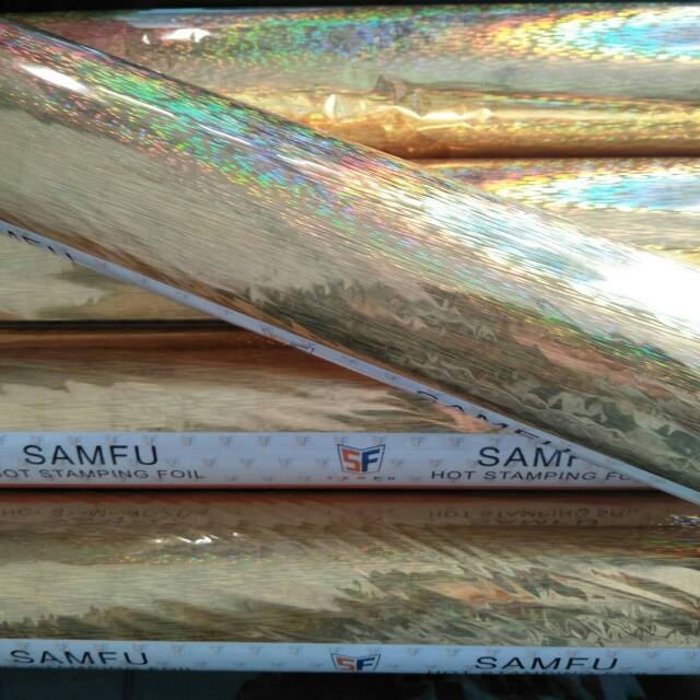 Hot stamping foil HOLOGRAM GOLD A35