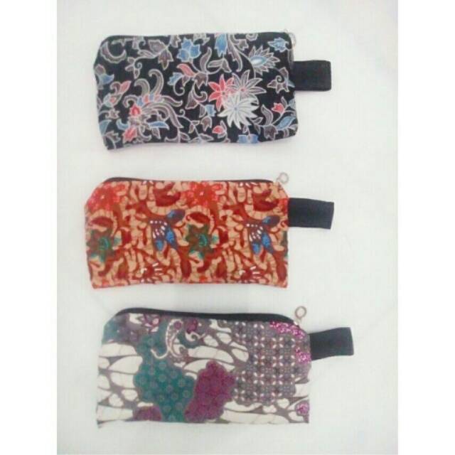souvenir dompet batik lapis busa / souvenir pouch batik