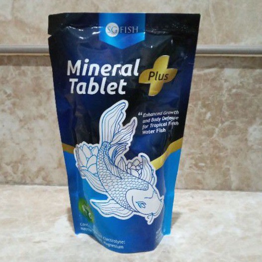 MINERAL TABLET SG FISH (VITAMIN IKAN) ISI 40 TABLET