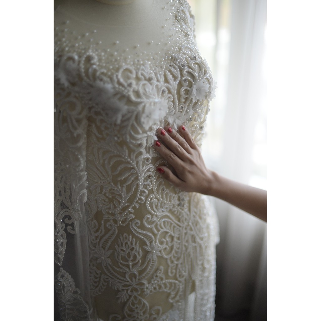 Preloved Kebaya Akad Putih Delmora Jogja