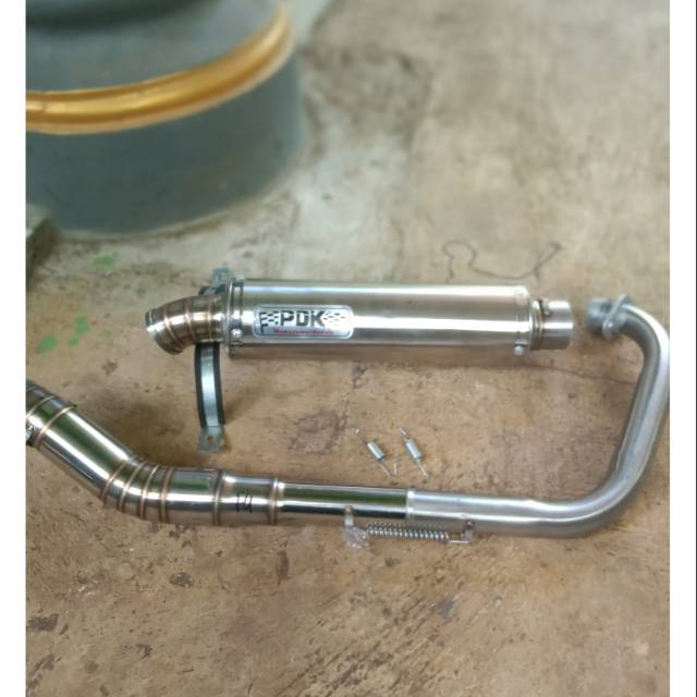 Kenalpot racing pdk for satria fu vixion cbr gl dll