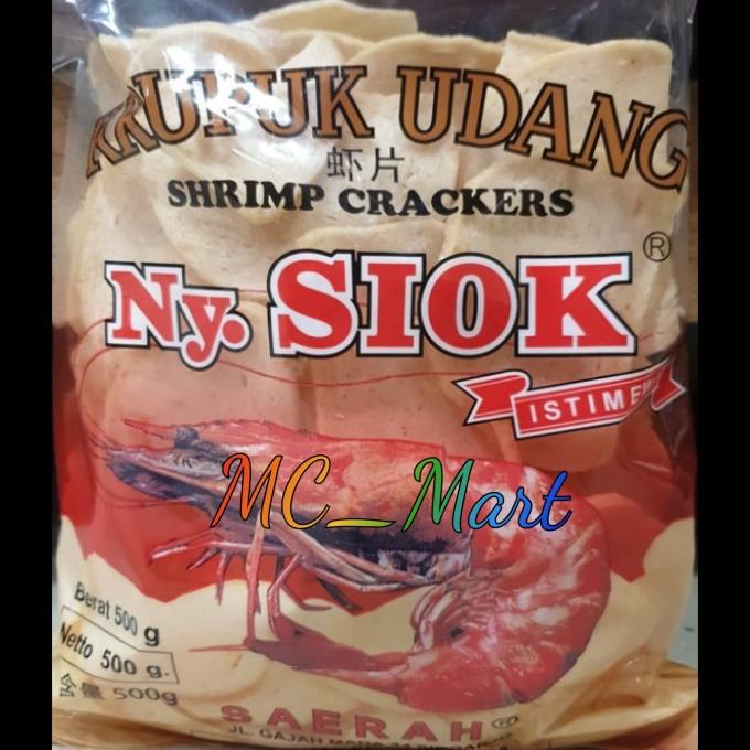 

Kerupuk Udang Ny. Siok (Oval) 500Gr