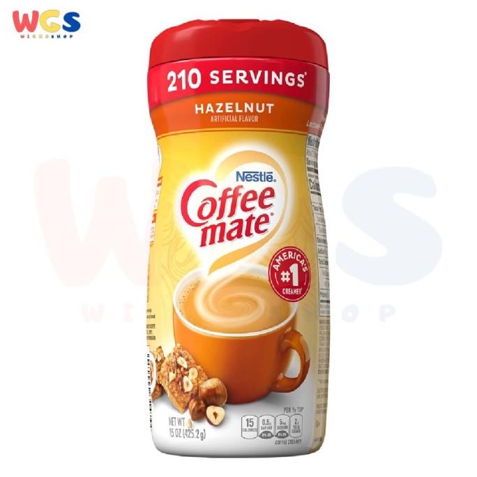 

(BISA COD) Nestle Coffee Mate USA Hazelnut Powder Coffee Creamer 15oz 425.2g