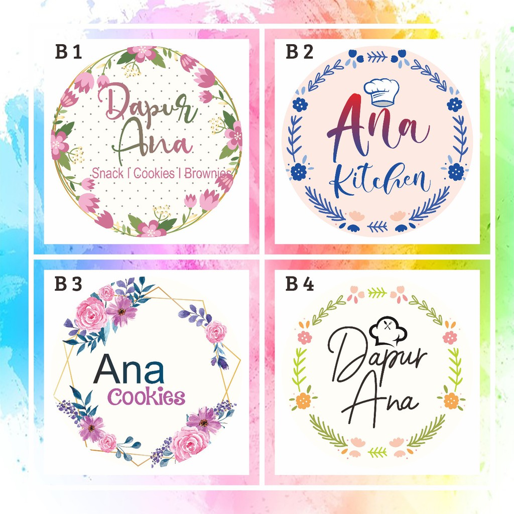 

CETAK STIKER KUE LABEL MAKANAN KROMO SATUAN
