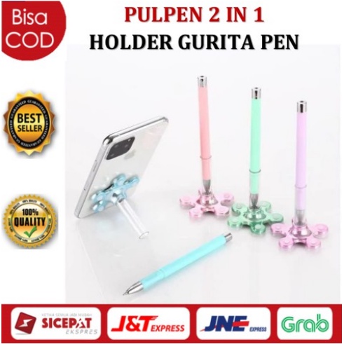 

Holder Gurita Pulpen 2 in1 Mobile Stand Pen Holder Gurita Pen