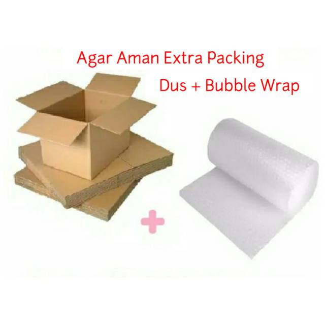 

Extra Bubble Wrap + Dus Packing Agar Aman