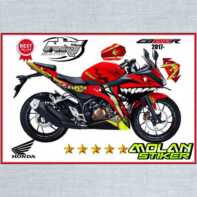 Decal Sticker Striping Variasi Fullbody Honda Cbr 150 R Facelift 2017 2019 3 Shopee Indonesia