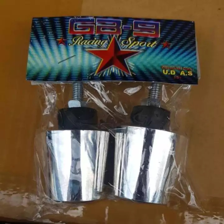 Promo Jalu Stang Bandul Balancer Shogun Chrome Motor Sepasang Besi Alluminium Crome PnP Universal HARGA SEPASANG KIRI KANAN