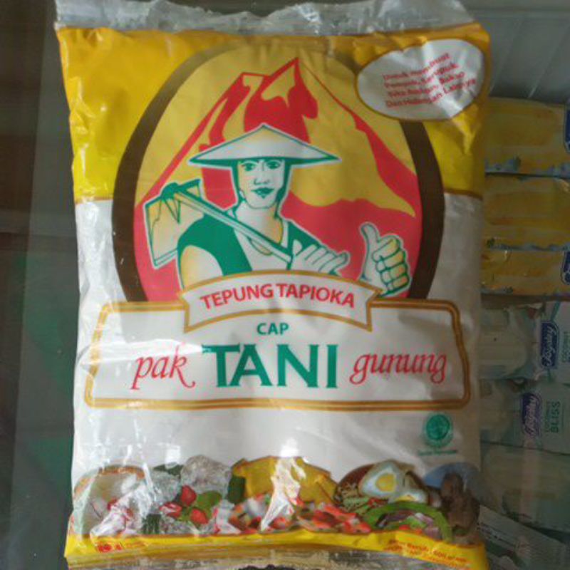 

TEPUNG TAPIOKA CAP PAK TANI GUNUNG 500gr