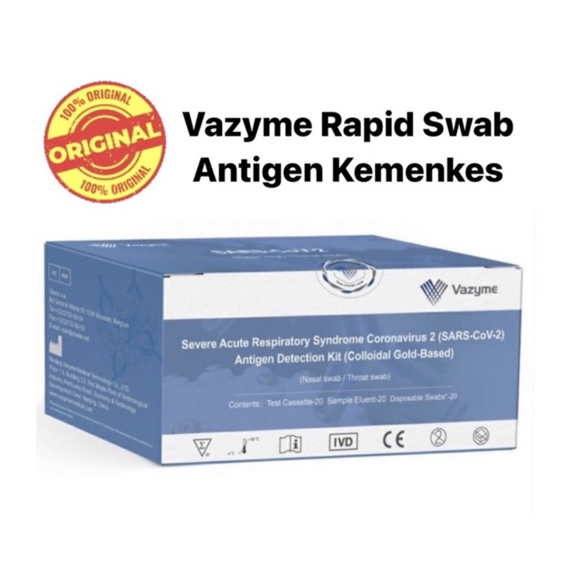 Vazyme Swab Test Antigen Kemenkes Box 20 pcs