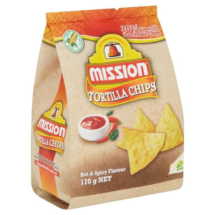 

#HANDCARRY Mission Tortilla Chips Hot & Spicy 170g - UFOHCR1078